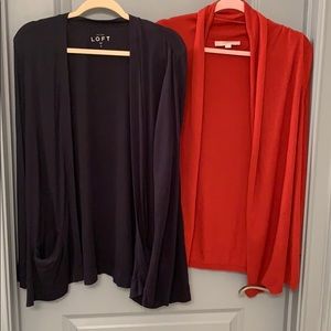 2 Loft cardigans size large